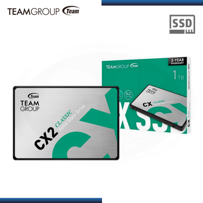 SSD 1TB TEAMGROUP CX2 CLASSIC SATA III FORMATO 2.5" (PN:T253X6001T0C101)