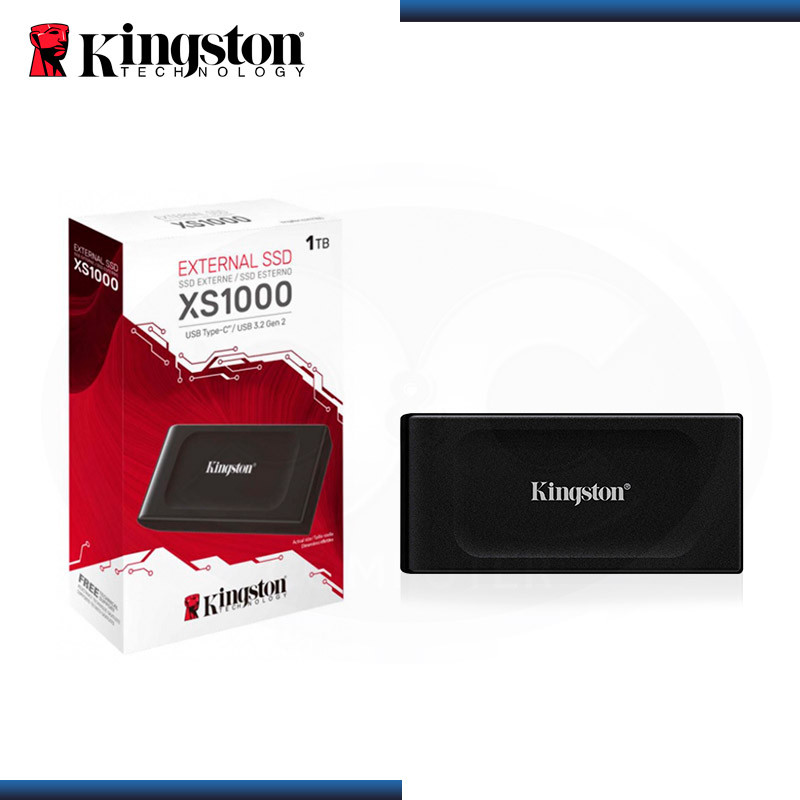SSD 1TB EXTERNO KINGSTON XS1000 USB-C GEN2 (PN:SXS1000/1000G)