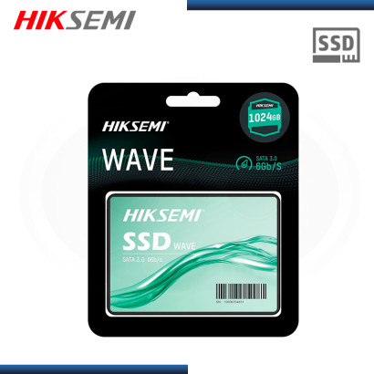 SSD 1024GB HIKSEMI WAVE(S) SATA III FORMATO 2.5" (PN:HS-SSD-WAVE(S))