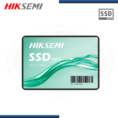 SSD 512GB HIKSEMI WAVE(S) SATA III FORMATO 2.5" (PN:HS-SSD-WAVE(S) 512G)