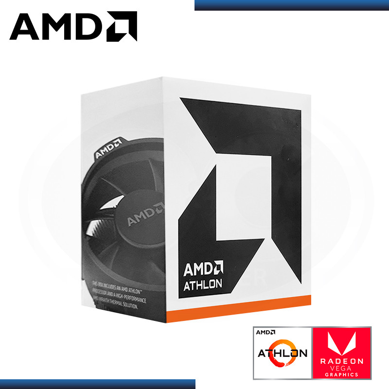 PROCESADOR AMD ATHLON 3000G 3.5GHZ/5MB 2CORE RADEON VEGA 3 (PN:YD3000C6FHBOX)