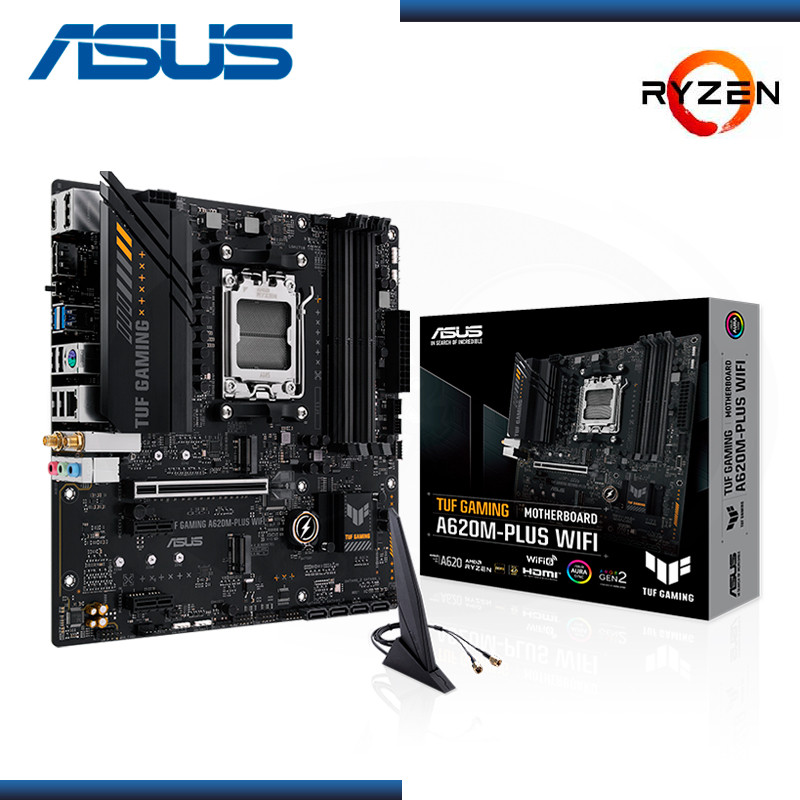 PLACA ASUS TUF GAMING A620M-PLUS WIFI 6