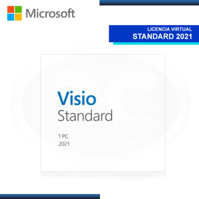 MICROSOFT VISIO STANDARD 2021 LICENCIA VIRTUAL (ESD) 1 PC (PN:D86-05942)