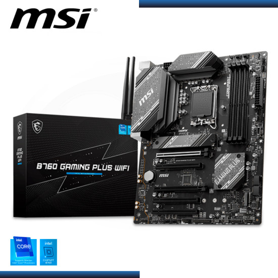 PLACA MSI B760 GAMING PLUS WI-FI DDR5 LGA 1700 (PN:911-7D98-007)