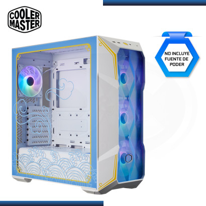 CASE COOLER MASTER MASTERBOX TD500 MESH V2 SF6 CHUNLI WHITE SIN FUENTE VIDRIO TEMPLADO USB 3.2 (PN:TD500V2-WGNN-SCL)