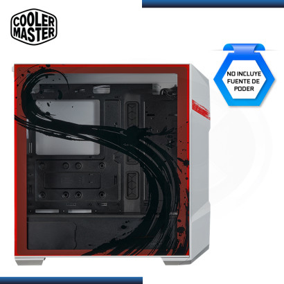 CASE COOLER MASTER MASTERBOX TD500 MESH V2 SF6 RYU WHITE SIN FUENTE VIDRIO TEMPLADO USB 3.2 (PN:TD500V2-WGNN-SRY)