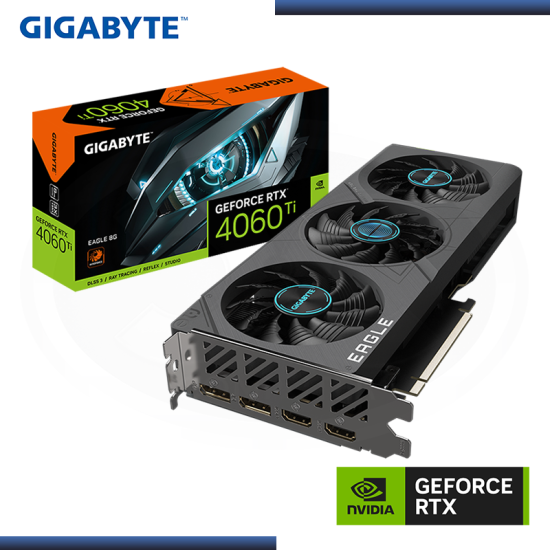 GIGABYTE GEFORCE RTX 4060Ti 8GB GDDR6 128BITS EAGLE WINDFORCE (PN:GV-N406TEAGLE-8GD)