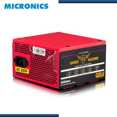 FUENTE MICRONICS PSU P4000 400W ATX CON CABLE BOX