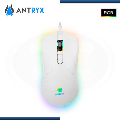 KIT ANTRYX GC3100 X3 WHITE RGB TECLADO SWITCH RED + AUDIFONO + TECLADO + MOUSE (PN:AGC-3100X3WRE-SP)