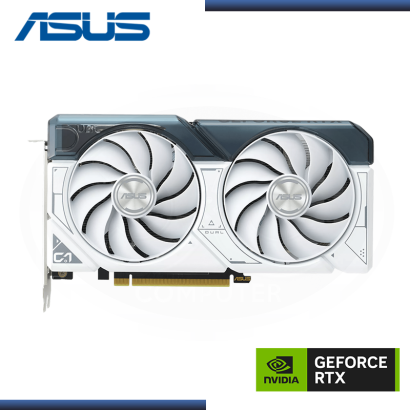 ASUS GEFORCE RTX 4060 8GB GDDR6 128BITS DUAL OC WHITE (PN:90YV0JC2-MVAA00)