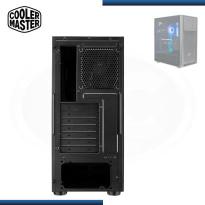 CASE COOLER MASTER ELITE 500 BLACK SIN FUENTE VIDRIO TEMPLADO USB 3.2 (PN: E500-KG5N-S00)