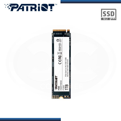 SSD 1TB PATRIOT P300 M.2 2280 NVMe PCle (PN:P300P1TBM28)