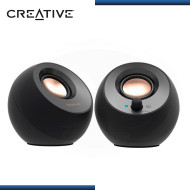 PARLANTES CREATIVE PEBBLE V3 BLACK ALTAVOZ DE ESCRITORIO 2.0 CONECTIVIDAD USB-C BLUETOOTH 5.0 (PN:51MF1700AA000)