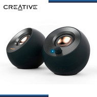 PARLANTES CREATIVE PEBBLE V3 BLACK ALTAVOZ DE ESCRITORIO 2.0 CONECTIVIDAD USB-C BLUETOOTH 5.0 (PN:51MF1700AA000)