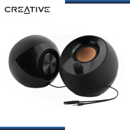 PARLANTES CREATIVE PEBBLE V2 BLACK ALTAVOZ DE ESCRITORIO 2.0 CONECTIVIDAD USB-C (PN:51MF1695AA000)