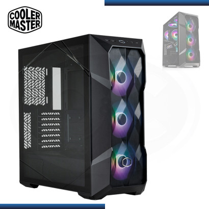 CASE COOLER MASTER MASTERBOX TD500 MESH V2 BLACK SIN FUENTE VIDRIO TEMPLADO USB 3.2 (PN:TD500V2-KGNN-S00)