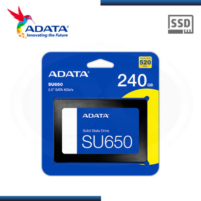 SSD 240GB ADATA ULTIMATE SU650 SATA 6GB/s 2.5" (PN:ASU650SS-240GT-R)