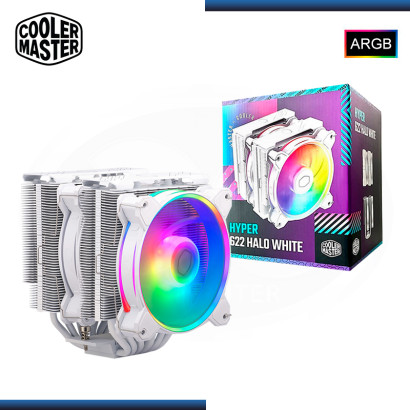 COOLER MASTER HYPER 622 HALO WHITE ARGB REFRIGERACION LIQUIDO AMD/INTEL (PN:RR-D6WW-20PA-R1)