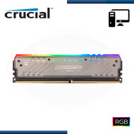 MEMORIA 8GB DDR4 CRUCIAL BALLISTIX TACTICAL TRACER RGB GRAY BUS 3000MHZ