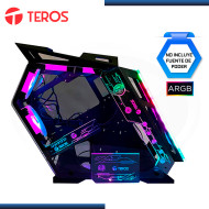 CASE TEROS TE1312G BLACK ARGB SIN FUENTE VIDRIO TEMPLADO USB 3.0/USB 2.0