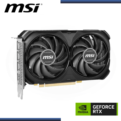 MSI GEFORCE RTX 4060Ti 8GB GDDR6 128BITS VENTUS 2X OC EDITION (PN:912-V515-024)