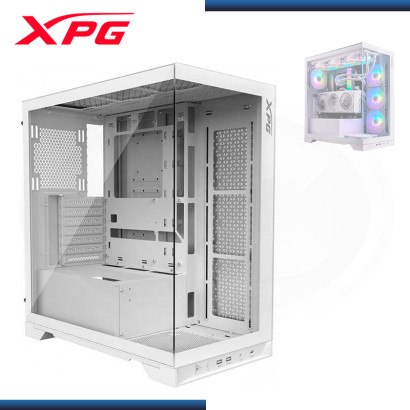CASE XPG INVADER X BLANCO SIN FUENTE VIDRIO TEMPLADO USB 3.2 (PN:INVADERXMTWOF-WHCWW)