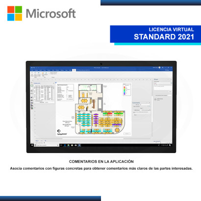 MICROSOFT VISIO STANDARD 2021 LICENCIA VIRTUAL (ESD) 1 PC (PN:D86-05942)