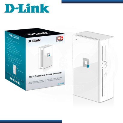 EXTENSOR DE RANGO D-LINK DAP-1520 AC750 DUAL BAND WIFI 2 ANTENAS INTERNAS