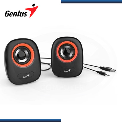 PARLANTE GENIUS SP-Q160 ORANGE USB POWER 6W RMS (PN:31730027402)