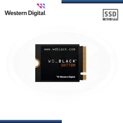 SSD 2TB WESTERN DIGITAL BLACK SN770M NVMe M.2 2230 PCIe GEN4 x4 (PN:WDS200T3X0G-00CHY0)