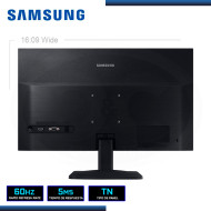 MONITOR LED 19" SAMSUNG LS19A330NH FLAT 1366x768 VGA HDMI 5MS/60HZ