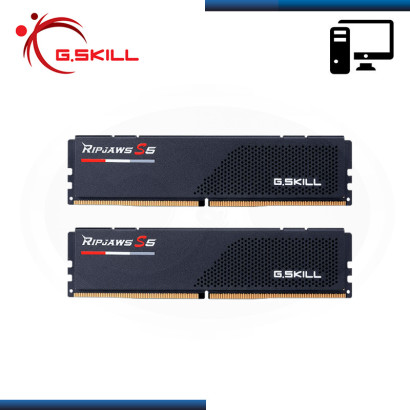 MEMORIA 64GB (32GBx2) DDR5 G.SKILL RIPJAWS S5 BLACK INTEL XMP BUS 6000MHz (PN:F5-6000J3636F32GX2-RS5K)