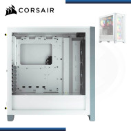 CASE CORSAIR ICUE 4000X RGB WHITE SIN FUENTE VIDRIO TEMPLADO USB 3.1/USB 3.0 (PN:CC-9011205-WW)