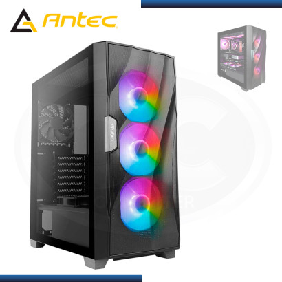 CASE ANTEC DF700 FLUX BLACK ARGB SIN FUENTE VIDRIO TEMPLADO USB 3.0 (PN:0-761345-80070-9)