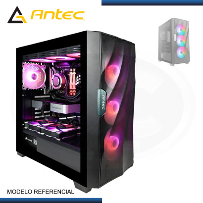 CASE ANTEC DF700 FLUX BLACK ARGB SIN FUENTE VIDRIO TEMPLADO USB 3.0 (PN:0-761345-80070-9)