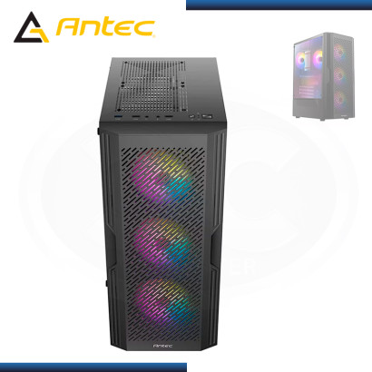 CASE ANTEC AX20 ELITE RGB BLACK SIN FUENTE VIDRIO TEMPLADO USB 3.0/USB 2.0 (PN:0-761345-10066-3)