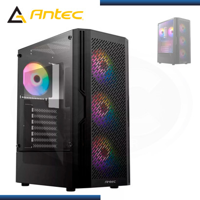 CASE ANTEC AX20 ELITE RGB BLACK SIN FUENTE VIDRIO TEMPLADO USB 3.0/USB 2.0 (PN:0-761345-10066-3)