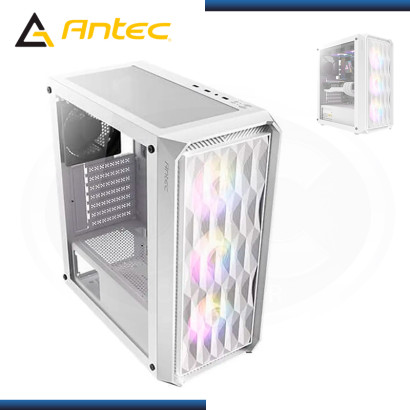 CASE ANTEC NX292 WHITE ARGB SIN FUENTE VIDRIO TEMPLADO USB3.0/USB 2.0 (PN:0-761345-81008-1)