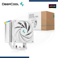 DEEPCOOL AK500 DIGITAL WH WHITE TIRAS LED ARGB REFRIGERACION AIRE AMD/INTEL (PN:R-AK500-WHADMN-G)