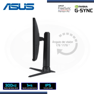 MONITOR LED 27" ASUS ROG STRIX XG27AQMR 2560x1440 HDMI DP 1MS/300H/FREESYNC PREMIUM PRO/COMPATIBLE NVIDIA G-SYNC