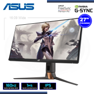 MONITOR LED 27" ASUS ROG SWIFT PG27UQR 3840x2160 HDMI DP 1MS/160Hz/FREESYNC PREMIUM PRO/COMPATIBLE NVIDIA G-SYNC