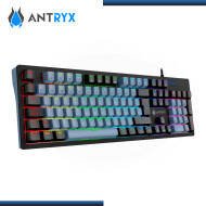 TECLADO ANTRYX MK-860L MECANICO BLACK GRAY SWITCH BLUE ESPAÑOL (PN:AMK-CS860LKGBL-SP)