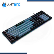 TECLADO ANTRYX MK-860L MECANICO BLACK GRAY SWITCH BLUE ESPAÑOL (PN:AMK-CS860LKGBL-SP)