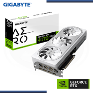 GIGABYTE GEFORCE RTX 4070Ti SUPER 16GB GDDR6X 256BITS AERO OC (PN:GV-N407TSAERO OC-16DG)