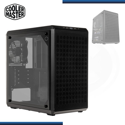 CASE COOLER MASTER Q300L V2 BLACK SIN FUENTE VIDRIO TEMPLADO USB 3.2 (PN:Q300L V2-KGNN-S01)
