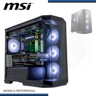 CASE MSI MAG PANO M100R PZ ARGB BLACK SIN FUENTE VIDRIO TEMPLADO USB 3.2 (PN:306-7G24R21-809)