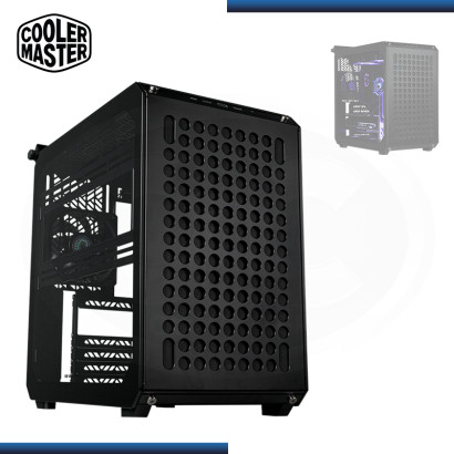 CASE COOLER MASTER QUBE 500 FLATPACK BLACK SIN FUENTE VIDRIO TEMPLADO USB 3.2 (PN:Q500-KGNN-S00)