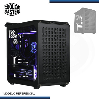 CASE COOLER MASTER QUBE 500 FLATPACK BLACK SIN FUENTE VIDRIO TEMPLADO USB 3.2 (PN:Q500-KGNN-S00)