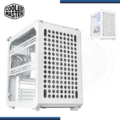 CASE COOLER MASTER QUBE 500 FLATPACK WHITE SIN FUENTE VIDRIO TEMPLADO USB 3.2 (PN:MMCB-Q500-KGNN-S00)