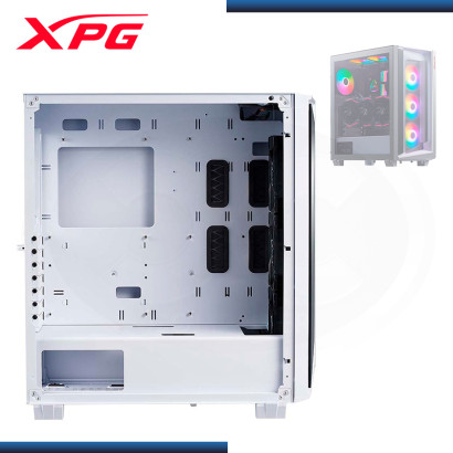 CASE XPG CRUISER WHITE SIN FUENTE VIDRIO TEMPLADO USB 3.1/USB 3.0 (PN:CRUISERST-WHCWW)